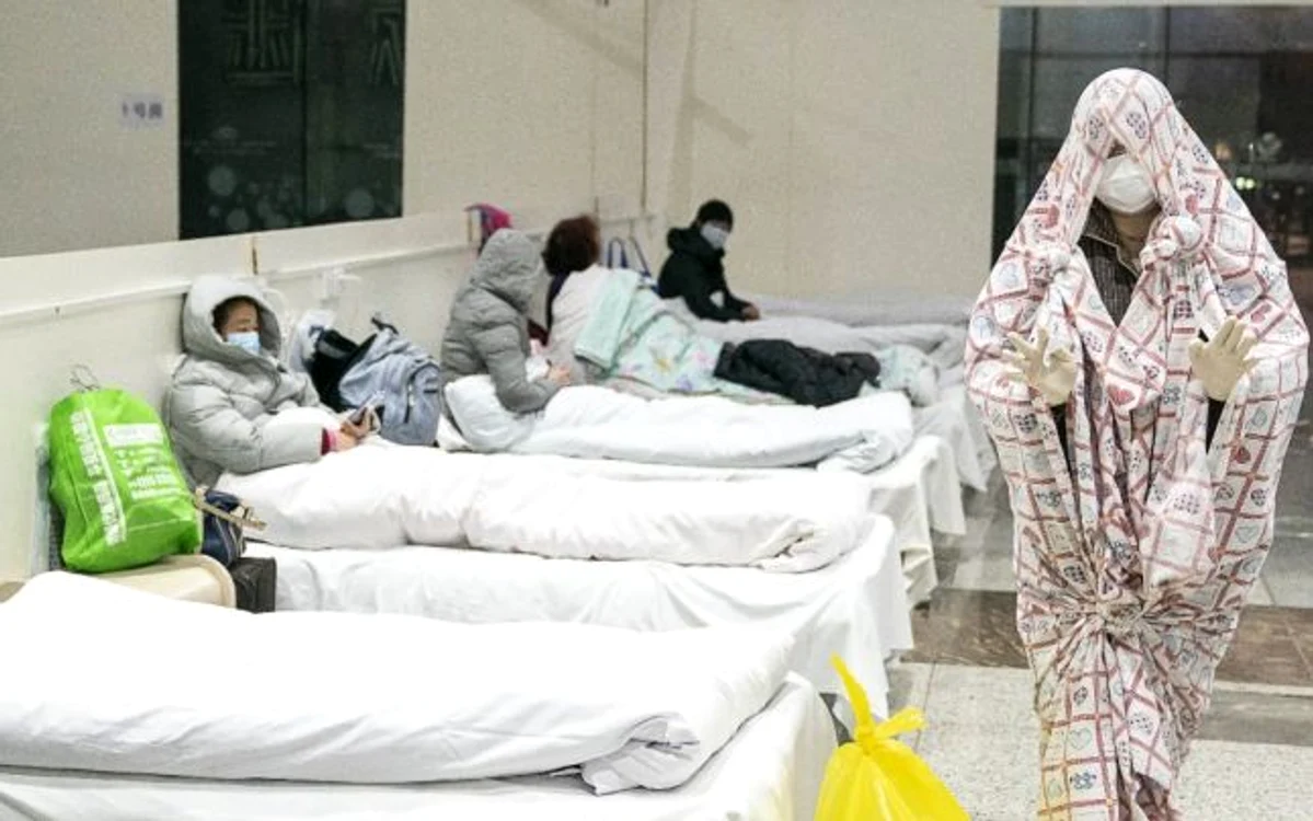 Coronavirus - pacienti in Wuhan FOTO AFP/ China Out 