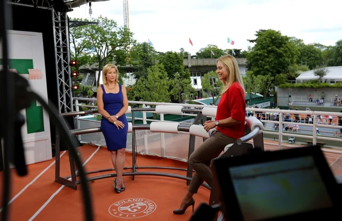 Chris Evert, una dintre invitatele Eurosport