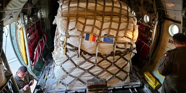 Ajutoare romanesti pentru Libia jpg