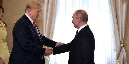 Donald Trumps şi Vladimir Putin - summit in Helsinki. FOTO EPA-EFE