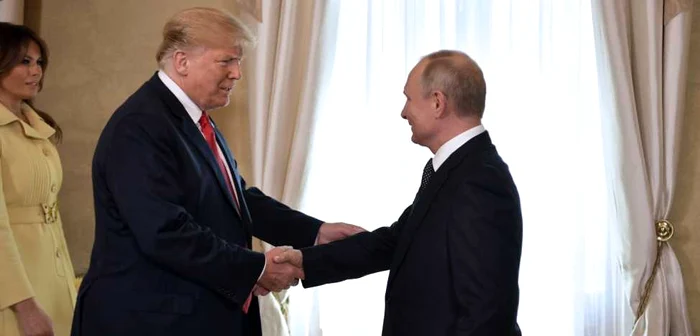 Preşedintele SUA, Donald Trump şi omologul său rus, Vladimir Putin