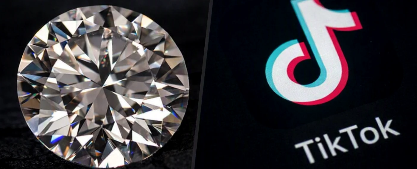 Diamante de vânzare pe Tiktok/sursă foto: social media