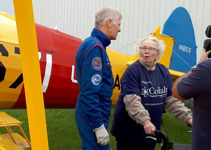 Betty Bromage strânge fonduri pentru îngrijiri paliative. Foto: Profimedia