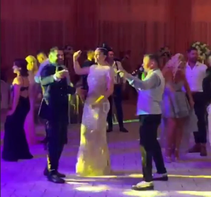 Brigitte, în cea de-a doua rochie de mireasă