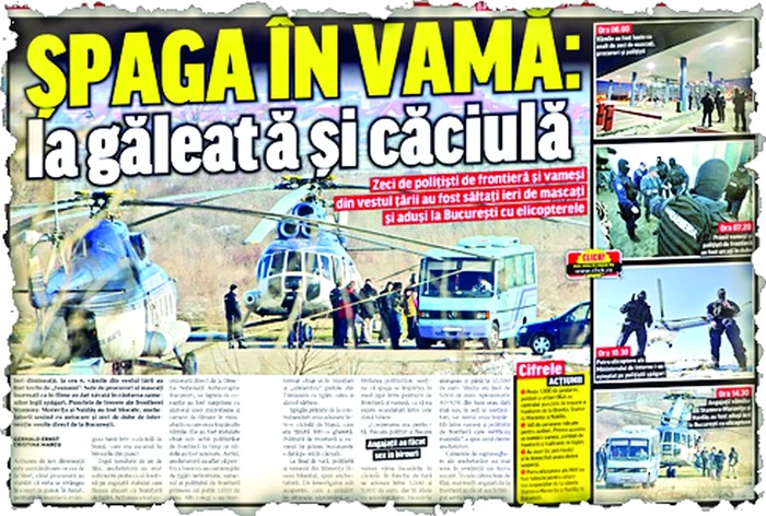 Poliţiștii din comună au asigurat paza pe timpul cercetărilor în incinta școlii