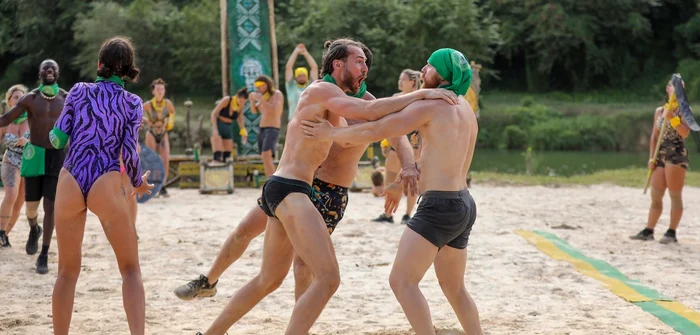 Cristian Marinescu și Adi Coșeru, în aceeași echipă la Survivor foto: Pro TV