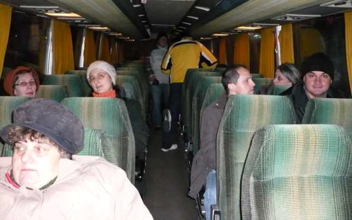 În autobuz