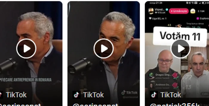 Călin Georgescu a fost intens promovat pe TikTok. FOTO captură Google