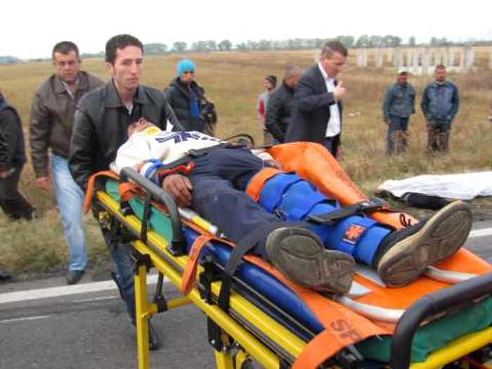 Accident între localităţile Cuza Vodă şi Ilfoveni