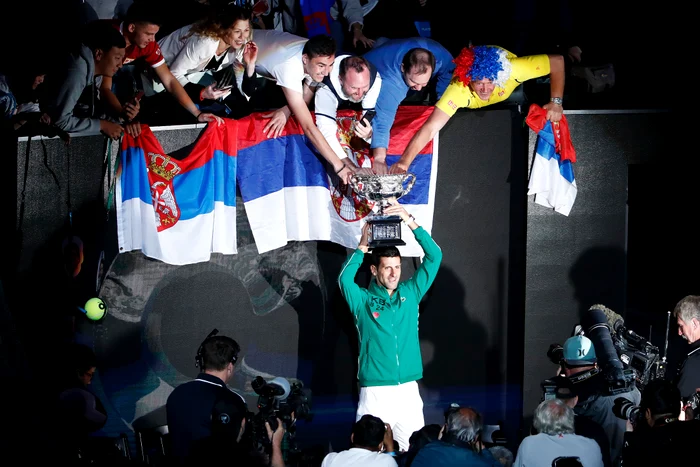 Novak Djokovic a cucerit al 8-lea trofeu la MelbourneFoto: Guliver / GettyImages