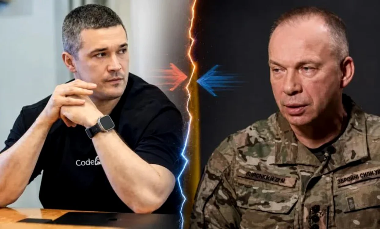 Ministrul ucrainean al Apărării, Mihailo Sirski și comandantul armatei, generalul Oleksnadr Sîrski/X