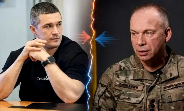 Ministrul ucrainean al Apărării, Mihailo Sirski și comandantul armatei, generalul Oleksnadr Sîrski/X