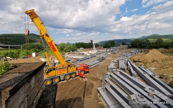 podul feroviar peste mures foto daniel guta adevarul