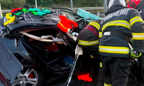 accident pe a1 aproape de sibiu FOTO ISU Sibiu jpeg