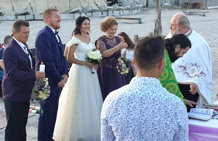 Nea Mărin şi soţia lui, naşi la nunta patronilor de la circul italian