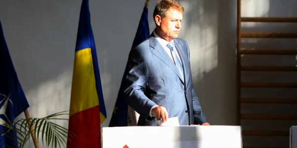 Klaus Iohannis voteaza la alegerile locale 206 FOTO David Muntean