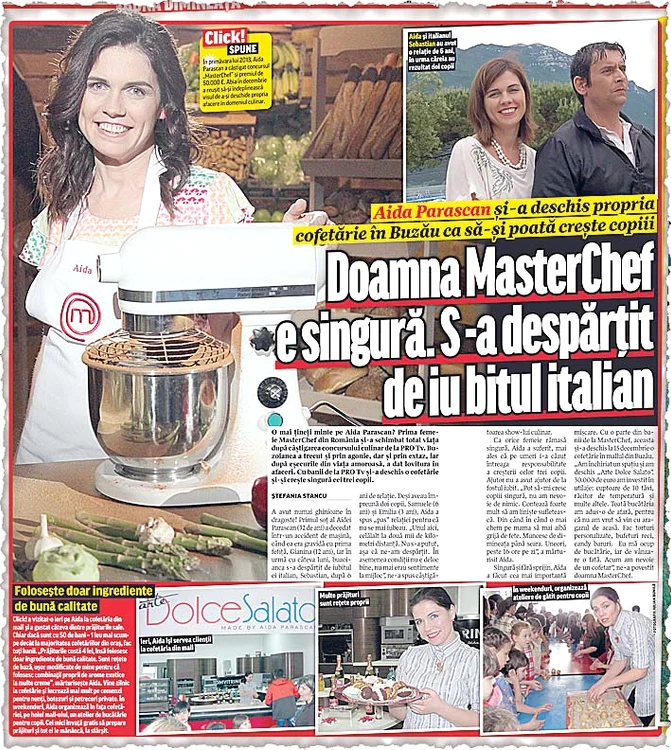Click! v-a relatat povestea dintre Aida şi fostul iubit italian