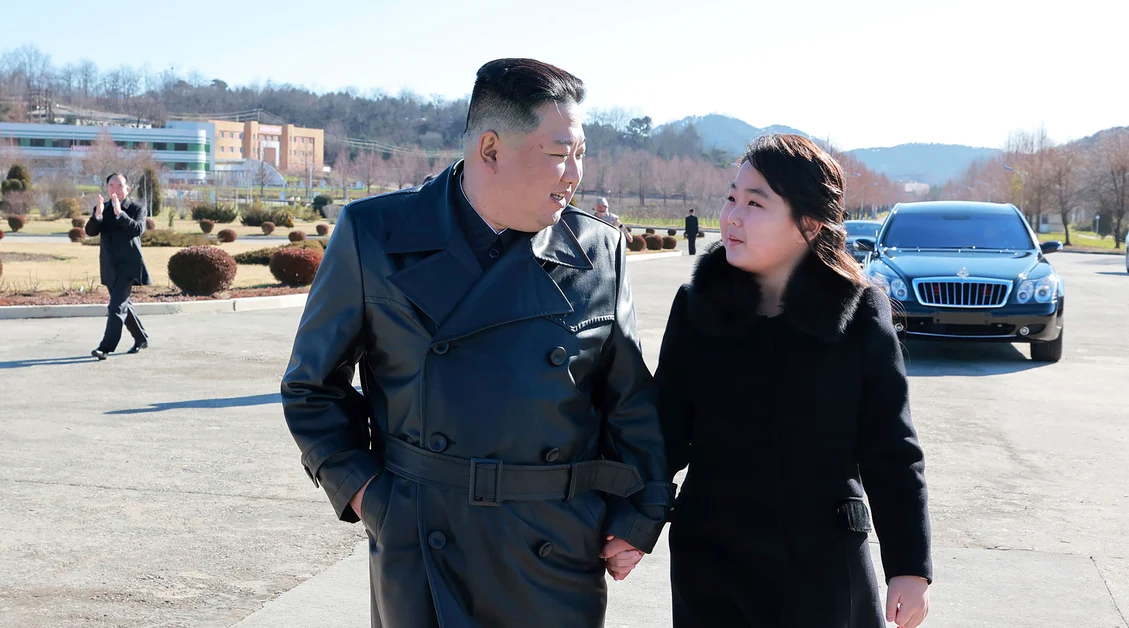 Kim Jong Un și fiica sa FOTO: Profimedia