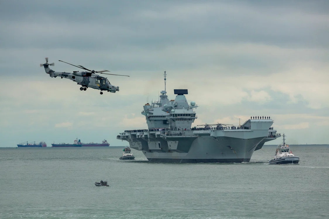 Portavionul HMS Prince of Wales al Marinei Regale este nava amiral a NATO FOTO SHUTTERSTOCK