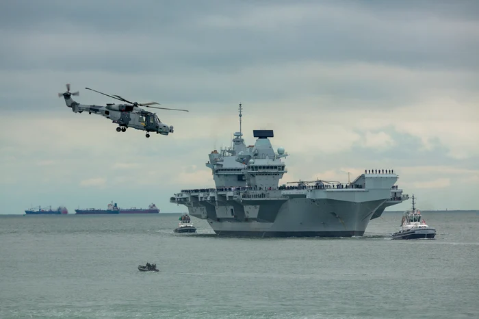 Portavionul HMS Prince of Wales al Marinei Regale este nava amiral a NATO FOTO SHUTTERSTOCK