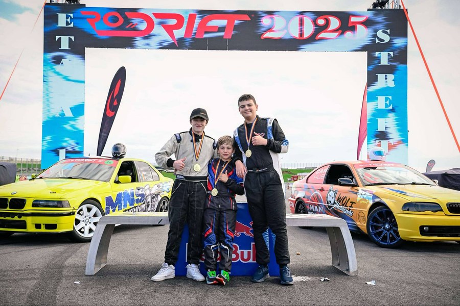 Cel mai tânăr pilot de drift din România, victorie la prima etapă a sezonului