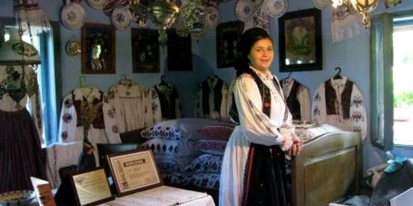 Ligia Bodea, la muzeul încropit chiar de ea