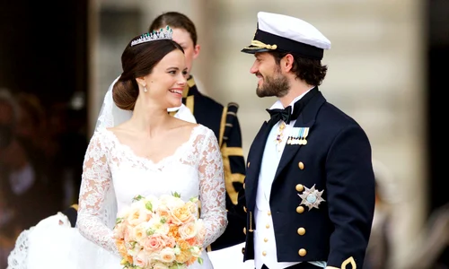 Prințul Carl Philip și Prințesa Sofia ai Suediei la nunta lor din 2015, Profimedia jpg