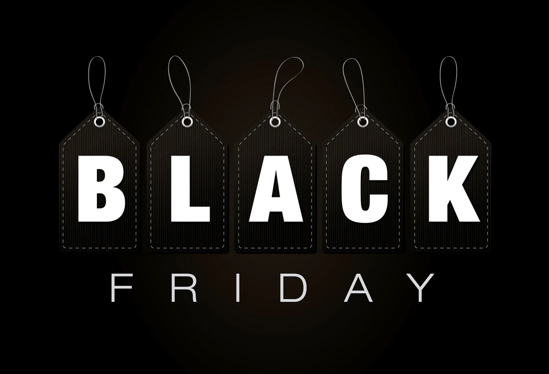 Imagine emblematică pentru Black Friday