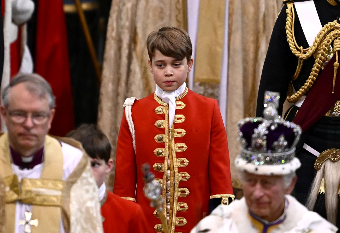 Prințul George este al doilea în ordinea succesiunii la tron (Foto: GETTYIMAGES)