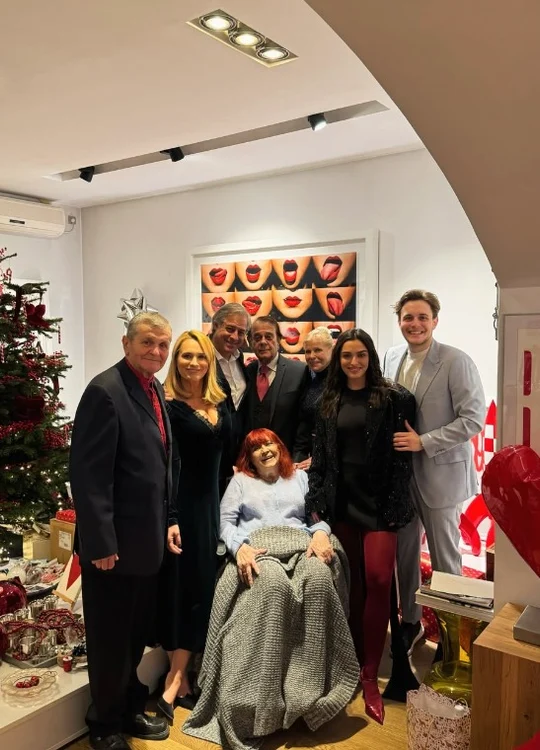 Andreea Esca alături de familie în ziua de Crăciun / Foto: Instagram
