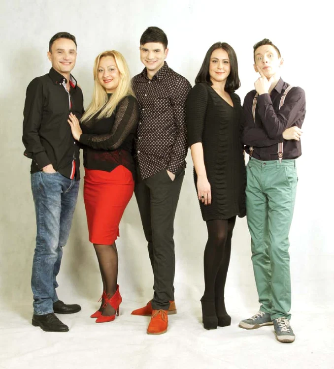 
    Membrii trupei Mondenii –  Angel Popescu, Andreea  Grămoșteanu, Alex Bogdan,  Mirela Zeța și Bogdan Colteț -  revin din primăvară cu noutăți  
