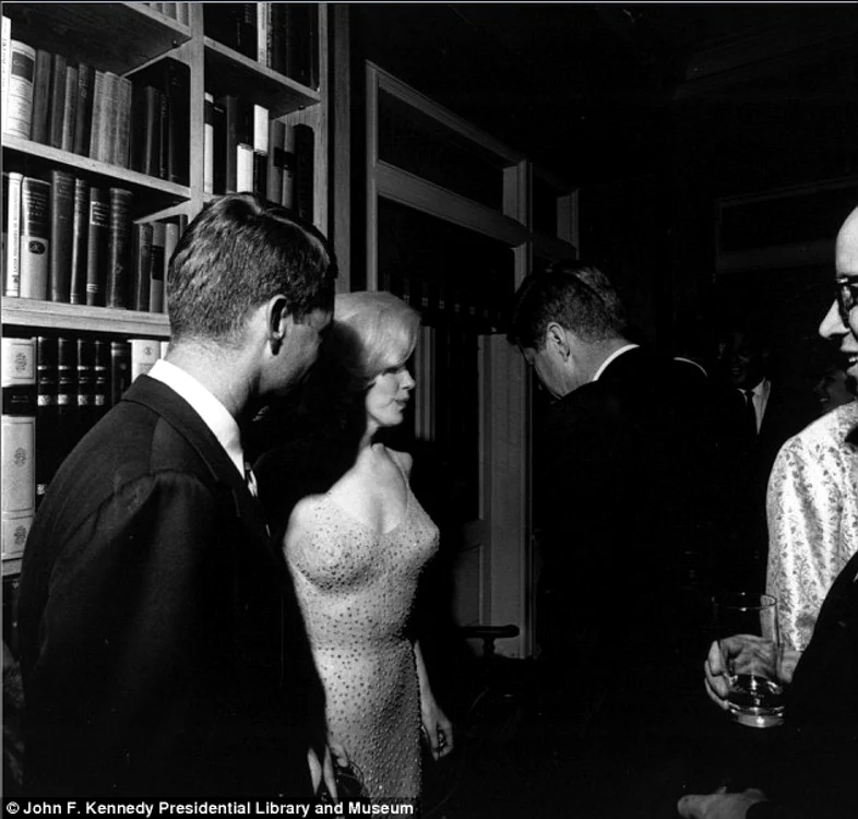Marylin Monroe şi John F. Kennedy FOTO Daily Mail