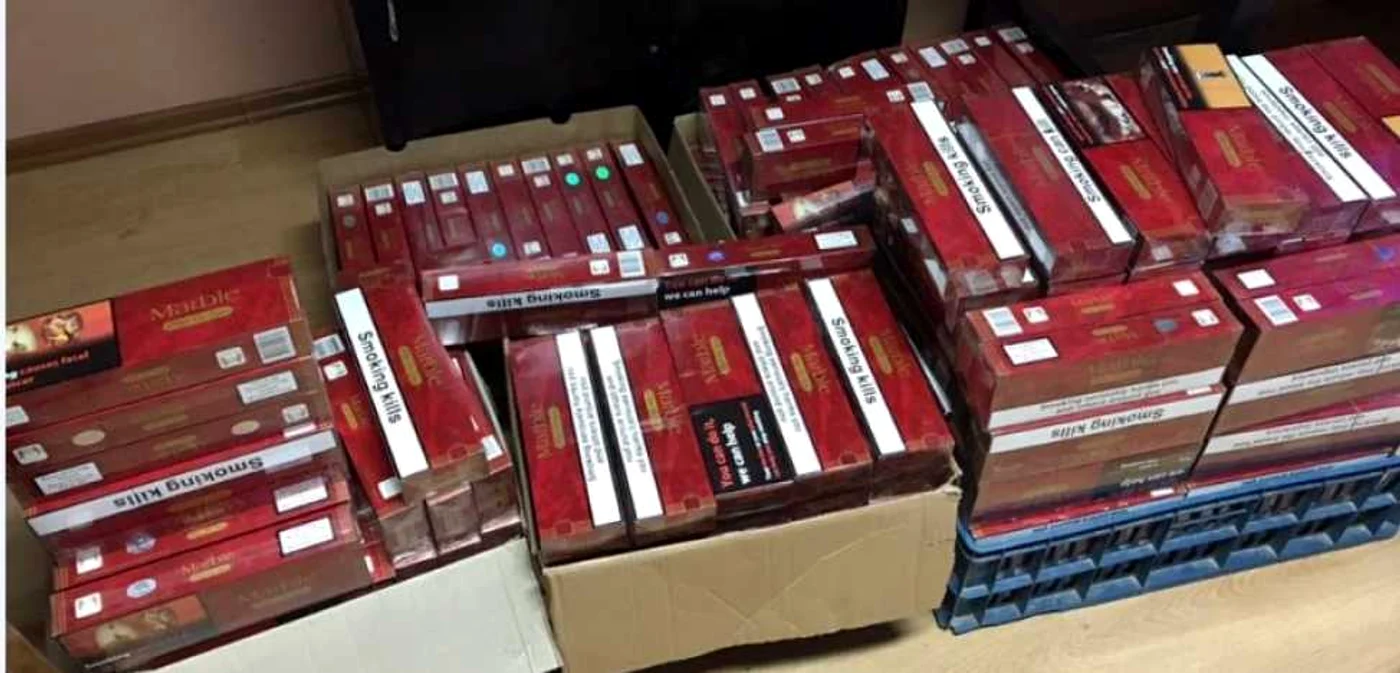 Ţigările de contrabandă au fost confiscate FOTO Arhivă Poliţia Română