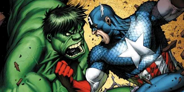 captain america si hulk