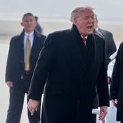 Donald Trump a ajuns în Elveția, la Davos FOTO Profimedia