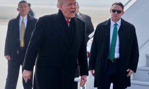 Donald Trump a ajuns în Elveția, la Davos FOTO Profimedia
