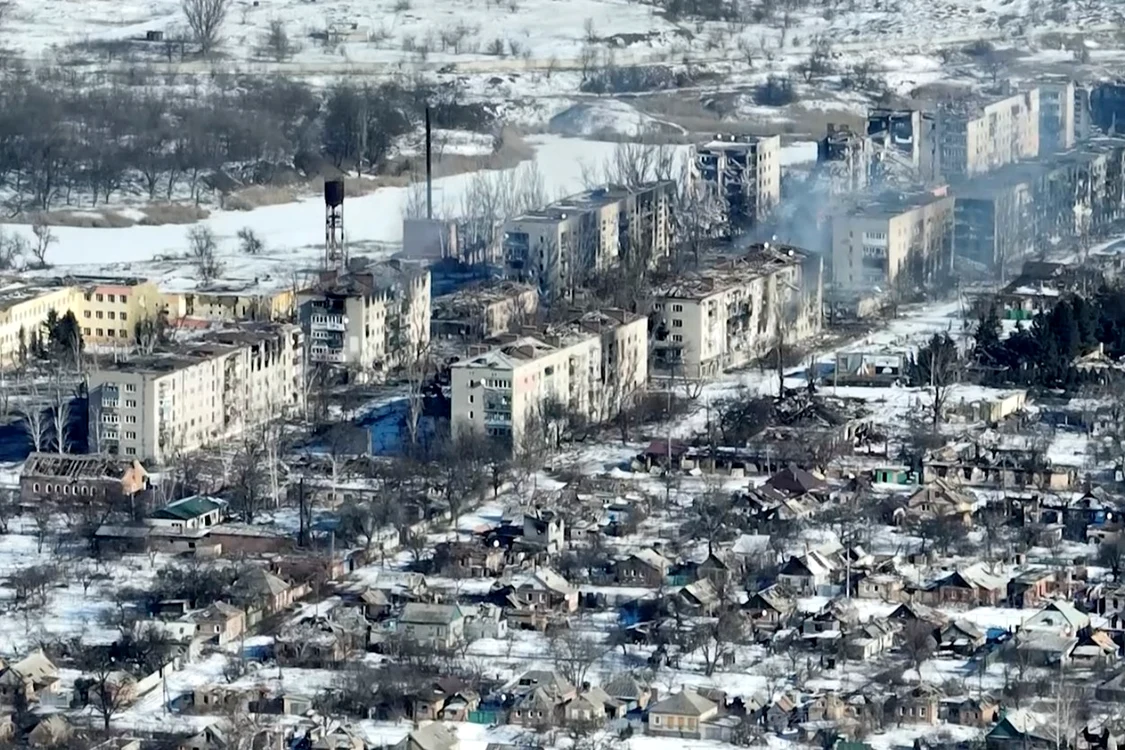Orașul Bahmut este aproape distrus FOTO PROFIMEDIA