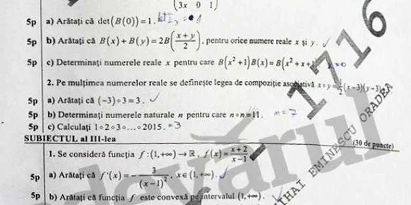 subiecte mate info bac