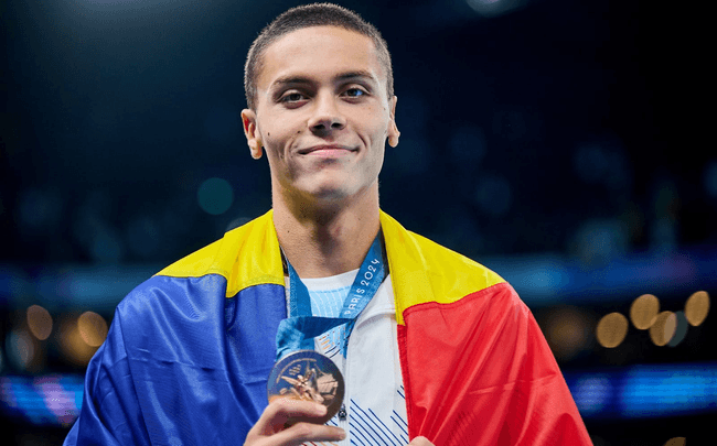 David Popovici, mașină de strâns bani. Campionul olimpic a sunat mobilizarea pentru o cauză socială