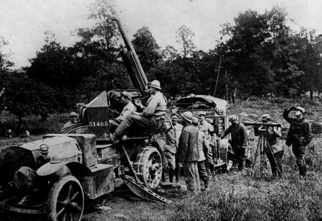 Armament anti-aerian folosit de trupele franceze