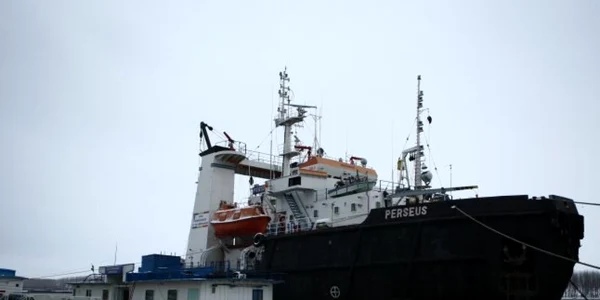 ponton de acostare nava Perseus Galati