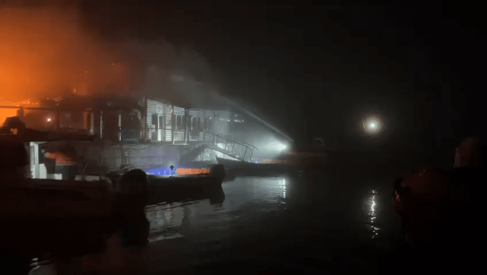 Incendiu la o pensiune din Delta Dunării. Turiștii cazați au fost evacuați VIDEO