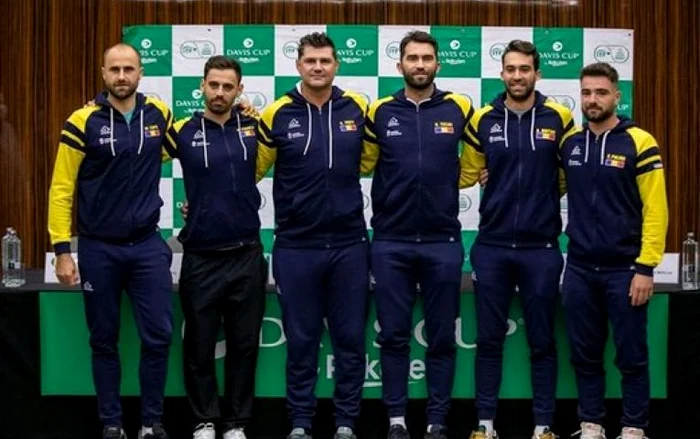 Echipa de Cupa Davis a României pentru meciul cu PeruFOTO: Facebook/ FR Tenis
