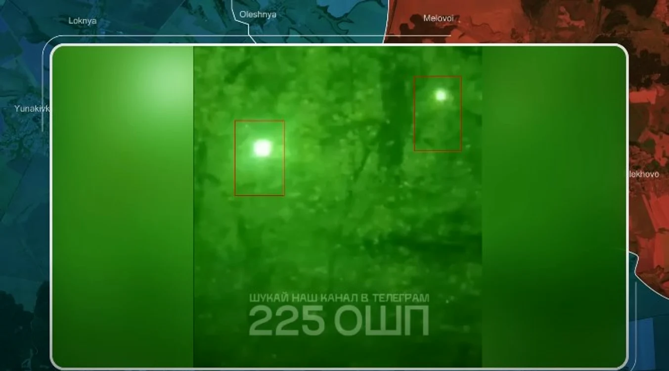 Soldați ruși surprinși prin ochelarii cu vedere pe timp de noapte FOTO Euroimadan Press