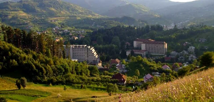 Sângeorz Băi de la înălţime FOTO: Voicu Costel