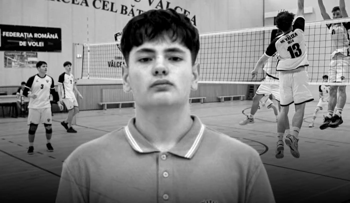 Carol Bălălău era legitimat la echipa de volei din oraș  FOTO Facebook CS Vâlcea 1924