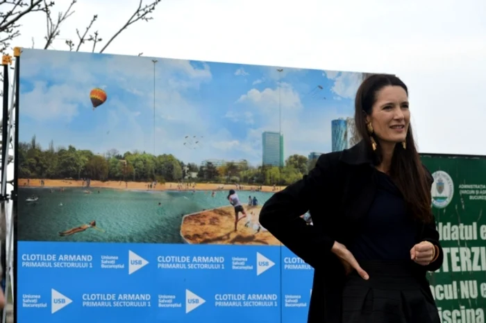 
    Clotilde Armand, candidatul USB pentru Primăria Sectorului 1  