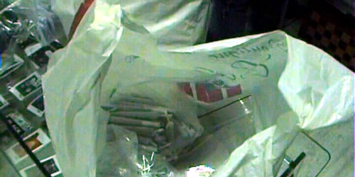 O parte din țigările confiscate luni seară, din weed-shop-uri