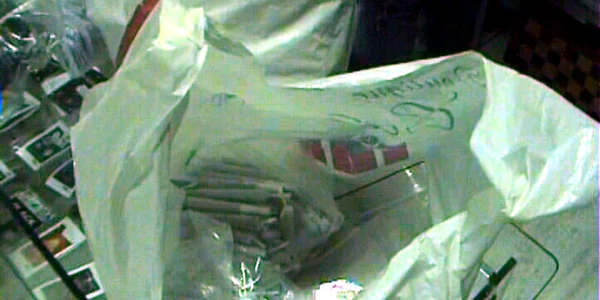 O parte din țigările confiscate luni seară, din weed-shop-uri