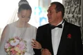 Adina Halas, condusă la altar de tatăl ei Sursa: Instagram 
